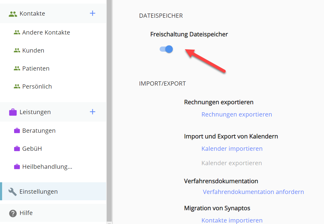 Dateispeicherschalter